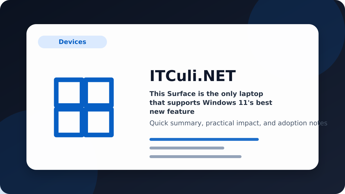 This Surface only image