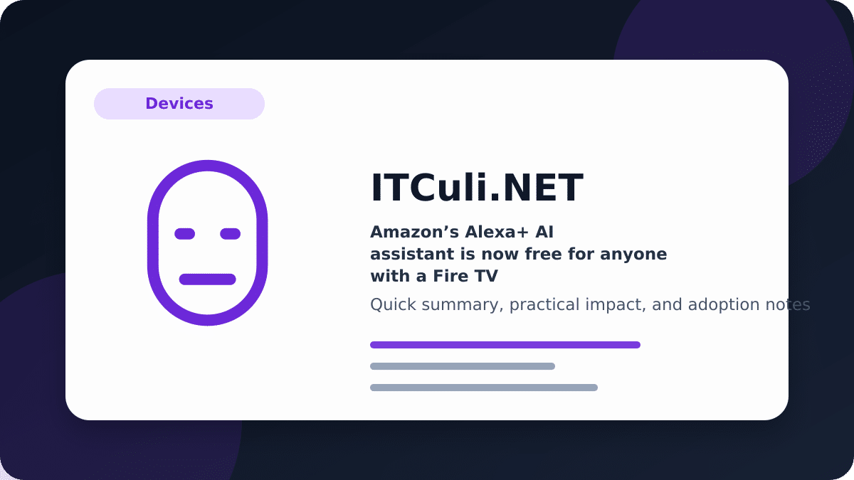 Amazon’s Alexa+ AI assistant is now free for anyone with a Fire TV device