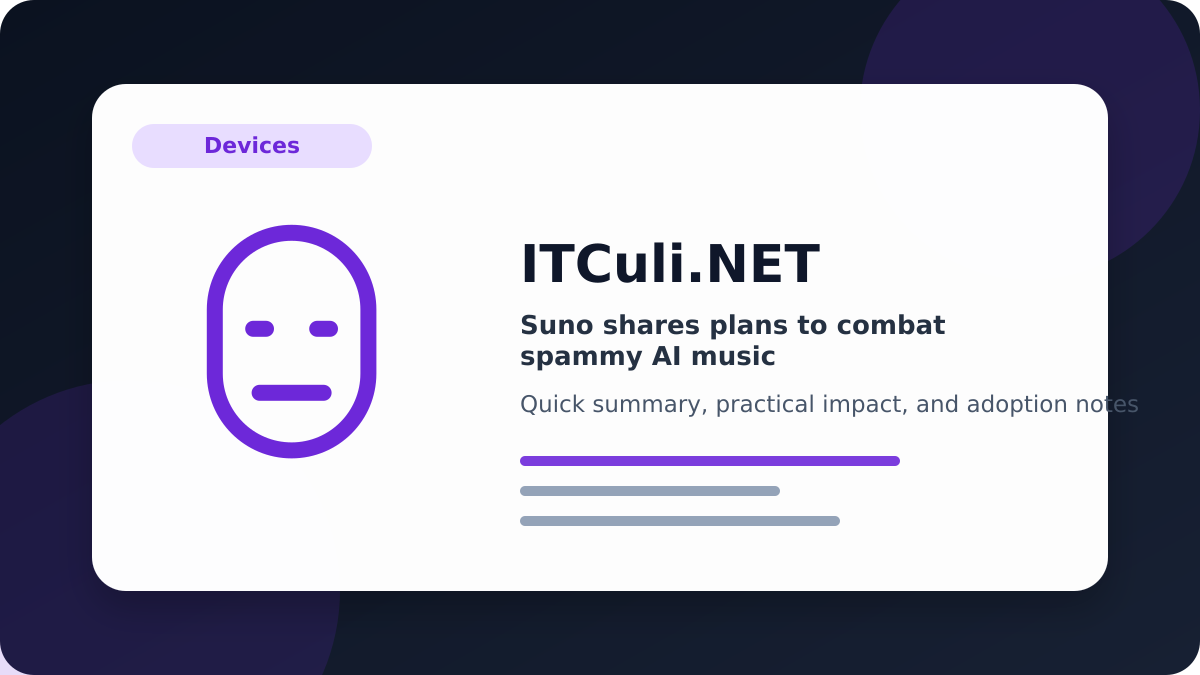 Suno shares plans to combat spammy AI music