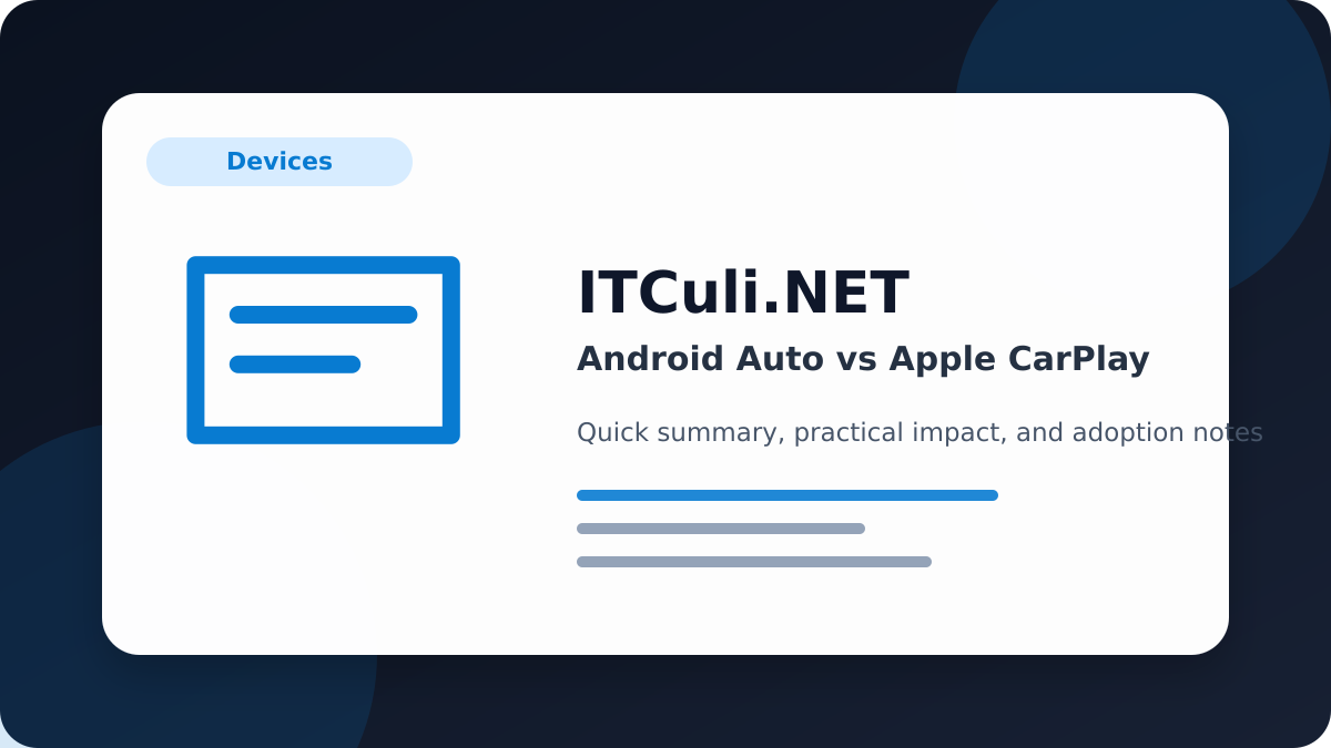 Android Auto overview