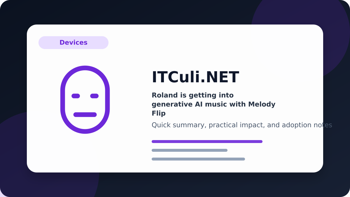 Roland getting overview