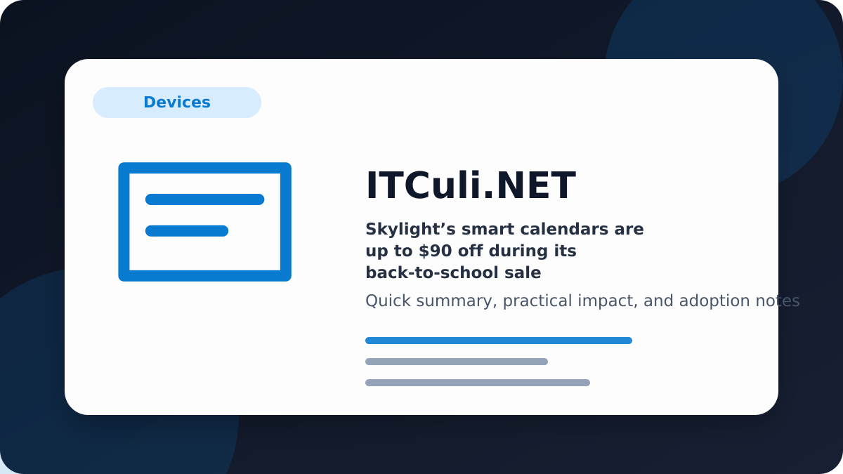 Skylight’s smart overview
