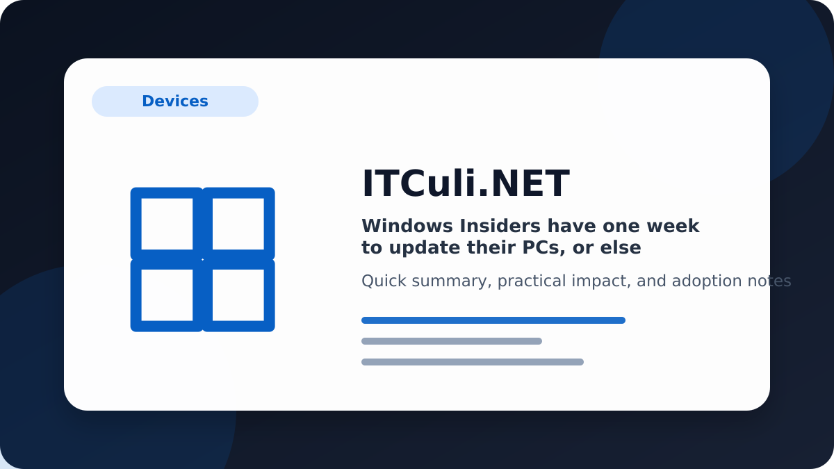 Windows Insiders overview
