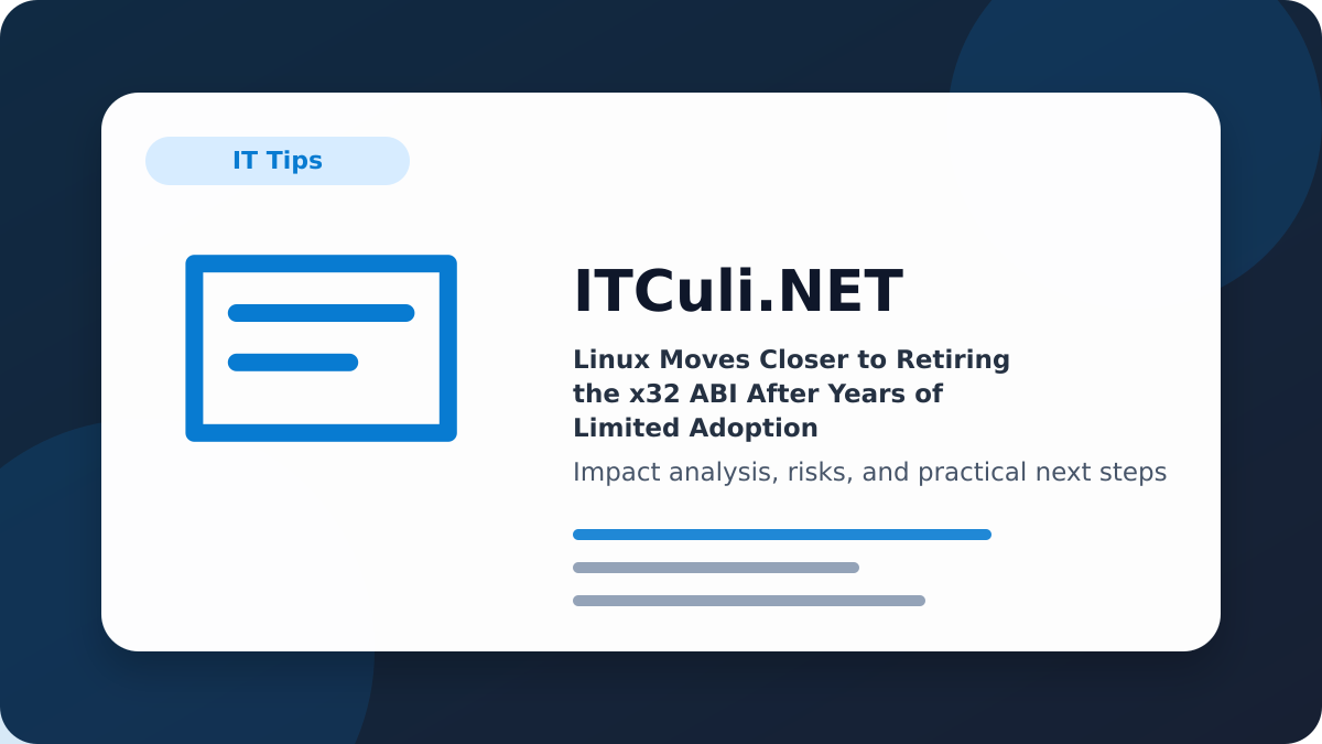 Linux Moves impact analysis