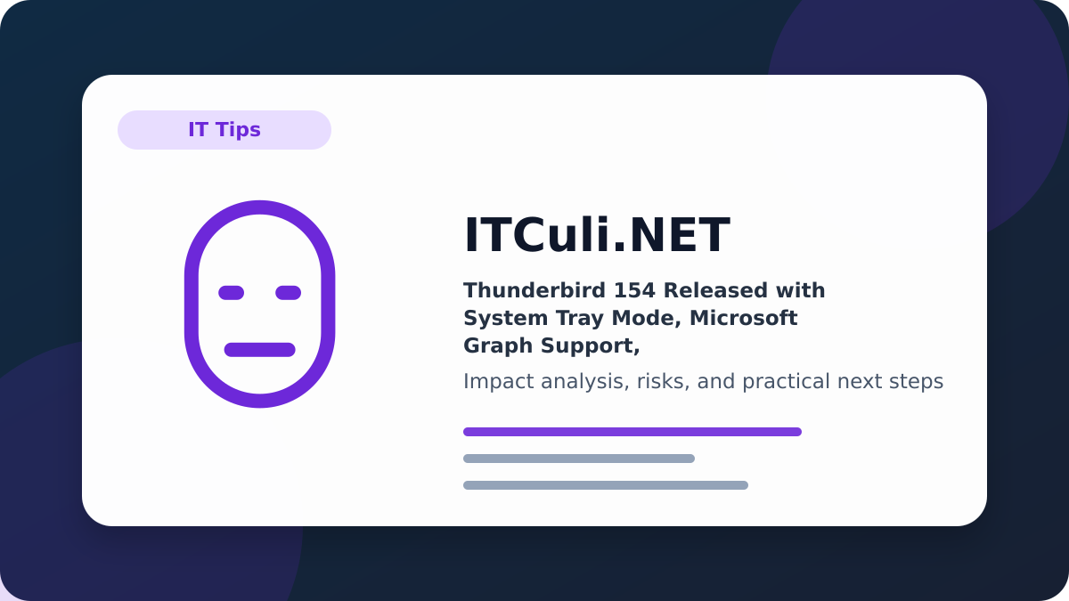 Thunderbird 154 impact analysis