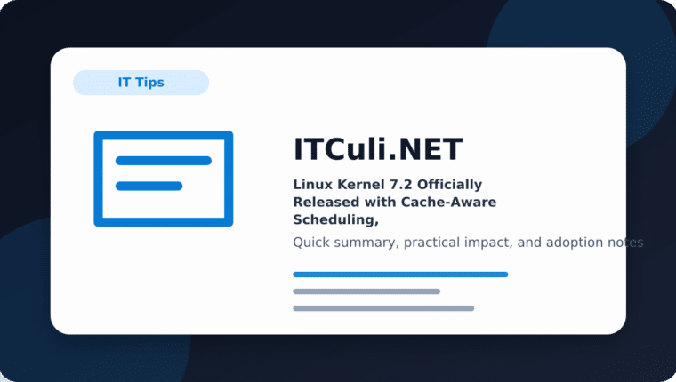Linux Kernel 7.2 Officially Released with Cache-Aware Scheduling, USB4STREAM, and Major AM