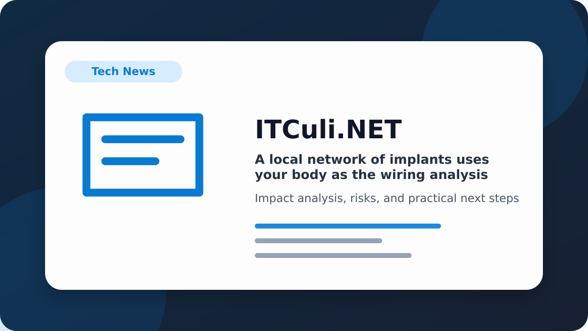 local network impact analysis