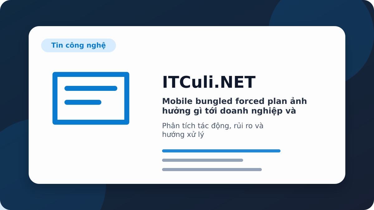 Mobile bungled forced image