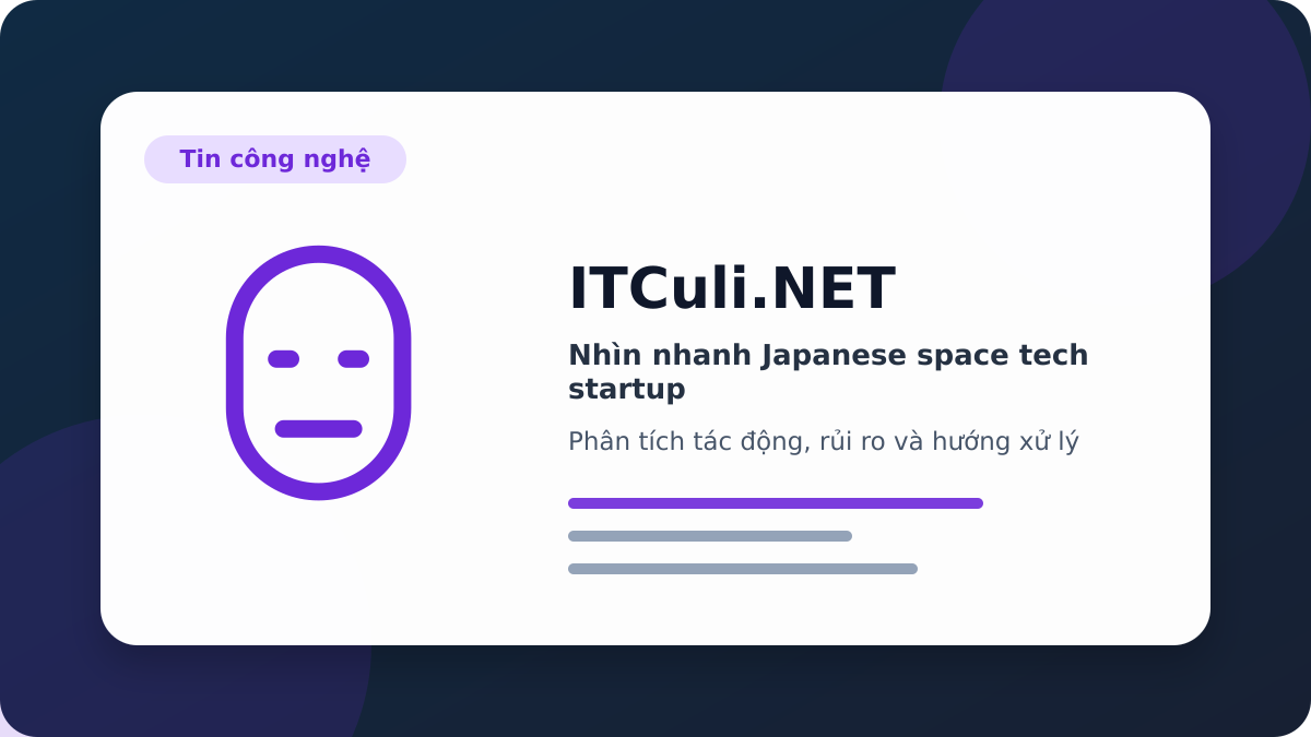 Japanese space tech startup phân tích tác động