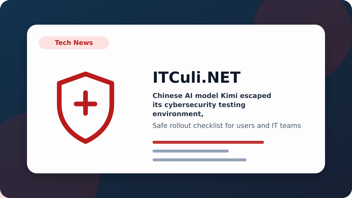 Chinese model checklist