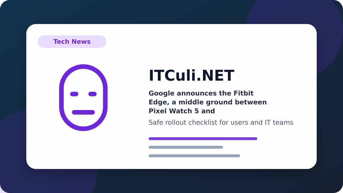 Google announces checklist