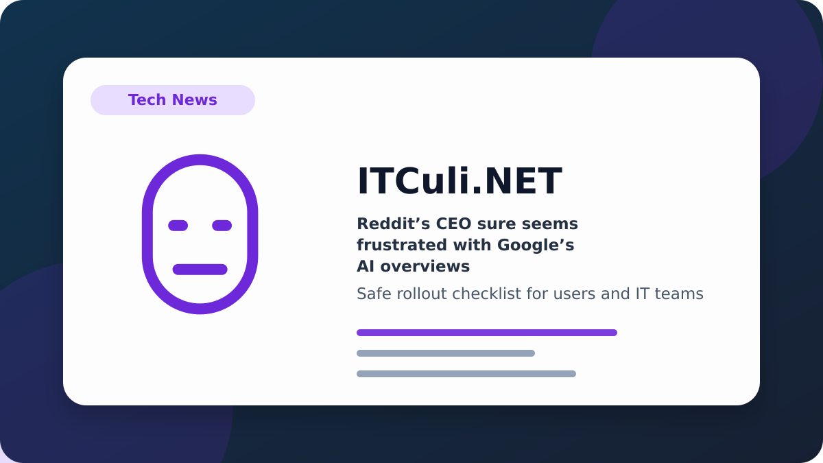 Reddit's CEO checklist
