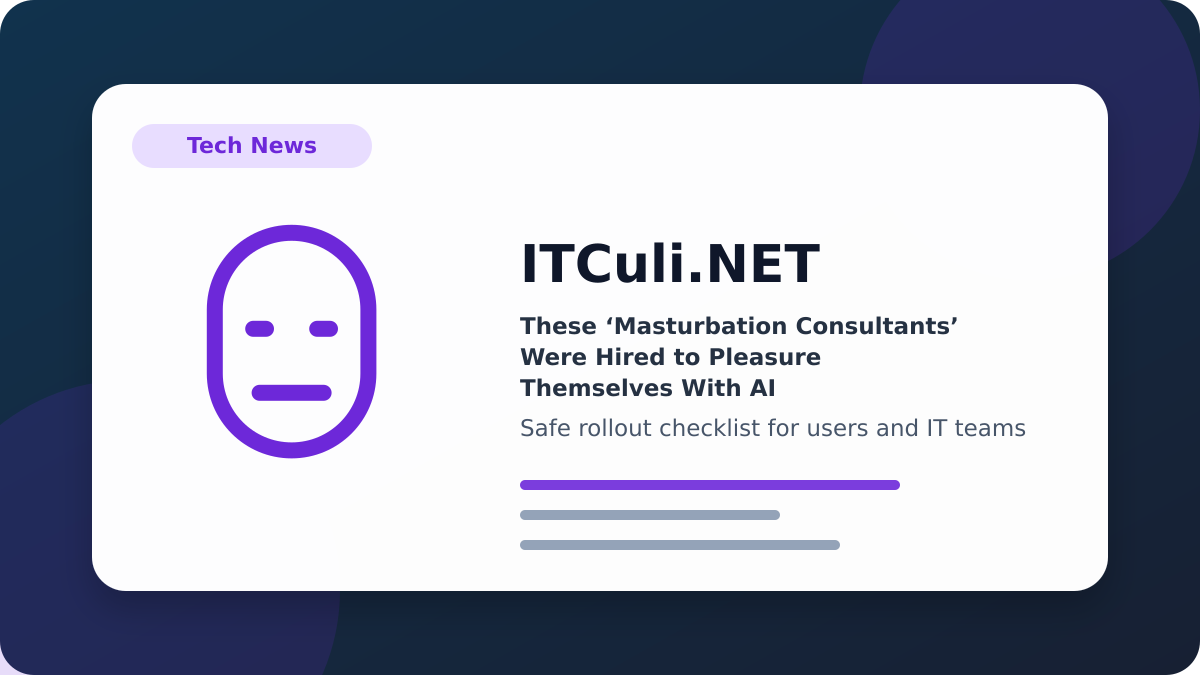 These Masturbation checklist