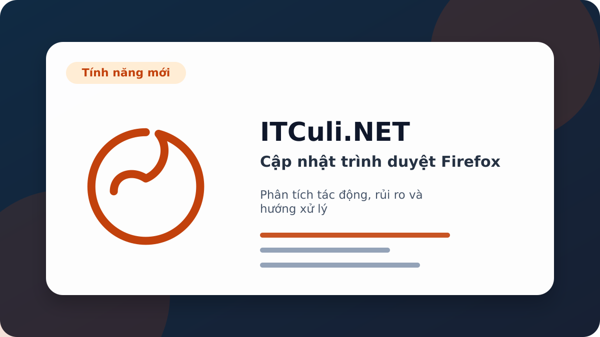 trình duyệt Firefox phân tích tác động