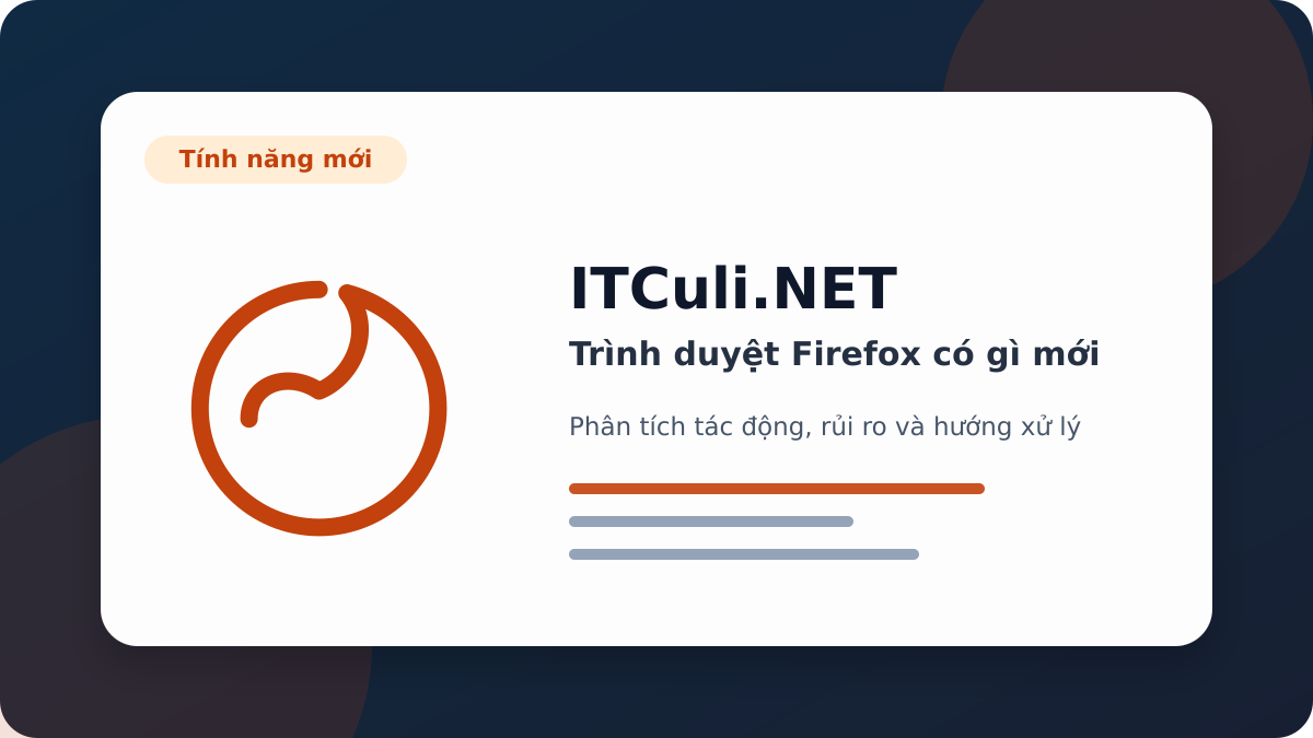 trình duyệt Firefox phân tích tác động