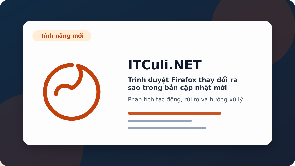 trình duyệt Firefox phân tích tác động
