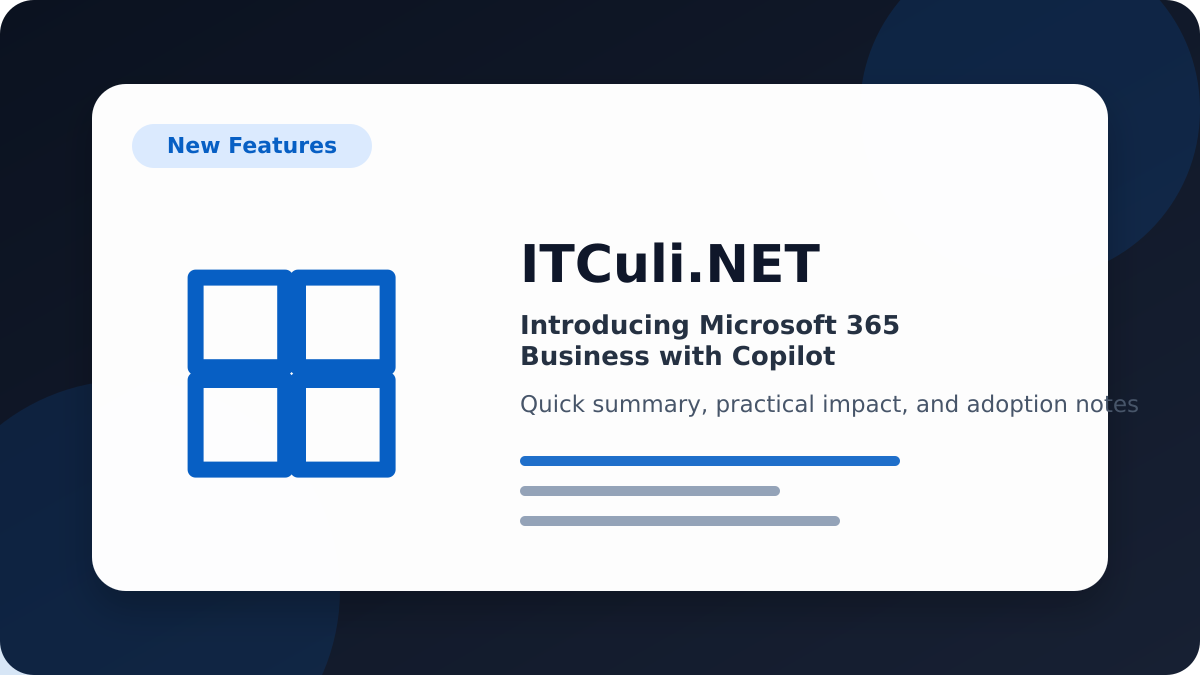 Introducing Microsoft 365 Business with Copilot: The new standard for small business