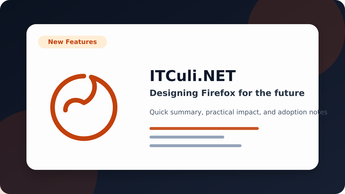 Designing Firefox overview