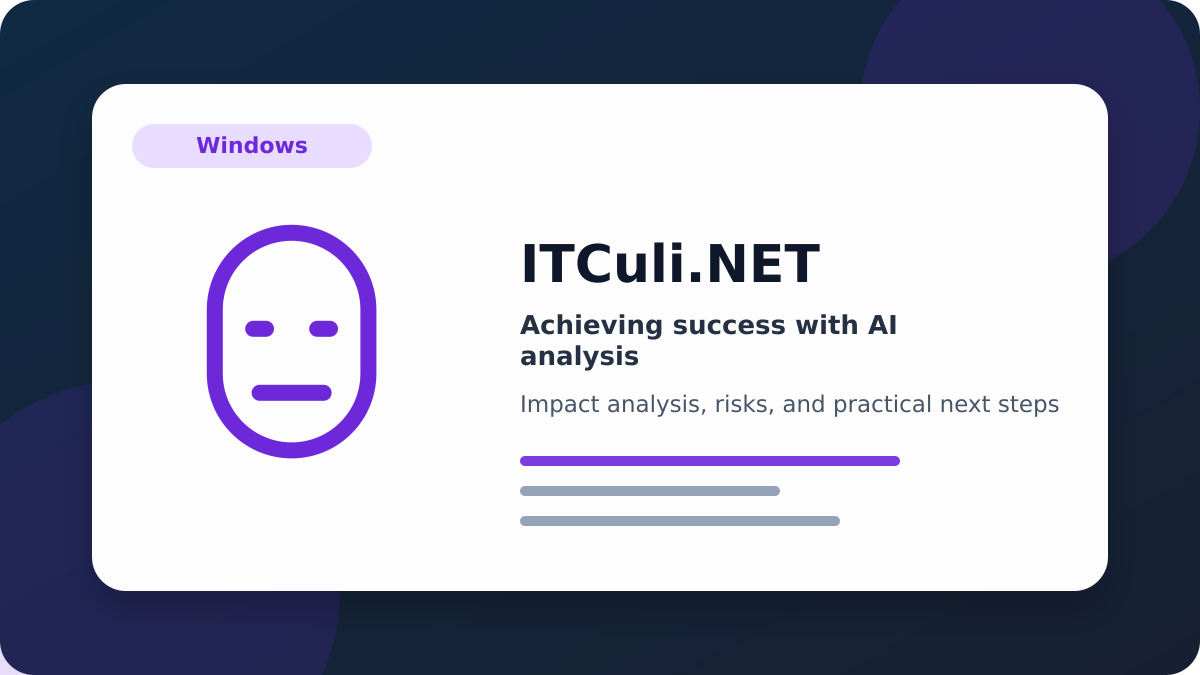 Achieving success impact analysis