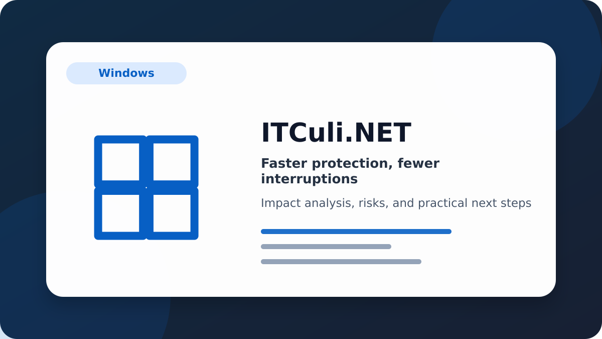 Faster protection impact analysis