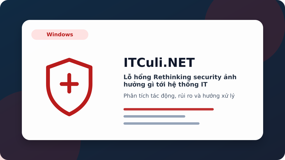 Rethinking security phân tích tác động