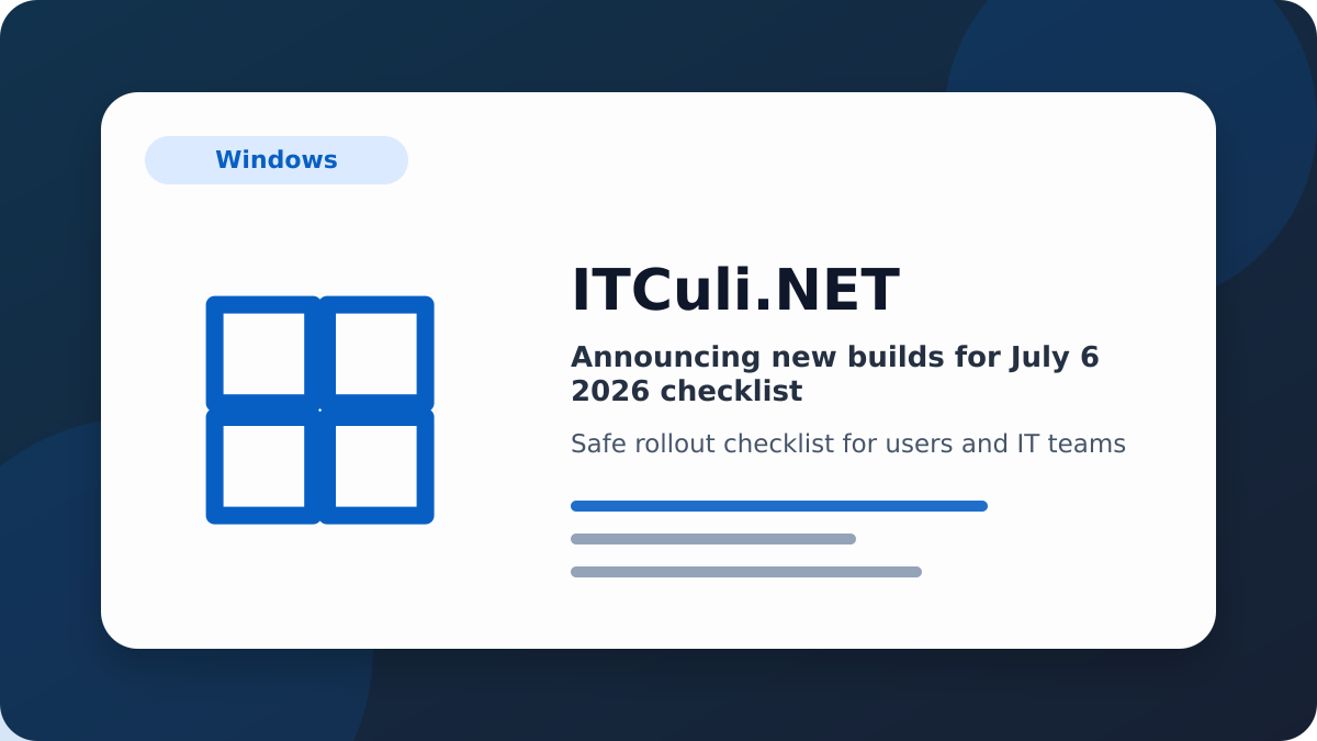 Announcing new builds image