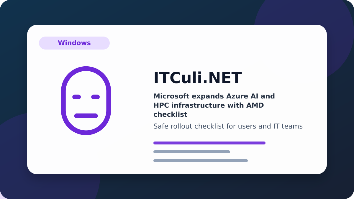 Microsoft expands checklist